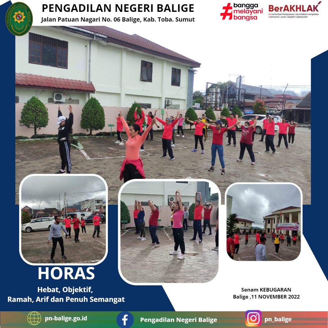 SENAM KEBUGARAN JUMAT PAGI 11 NOVEMBER 2022 SENAM KEBUGARAN JUMAT PAGI 11 NOVEMBER 2022